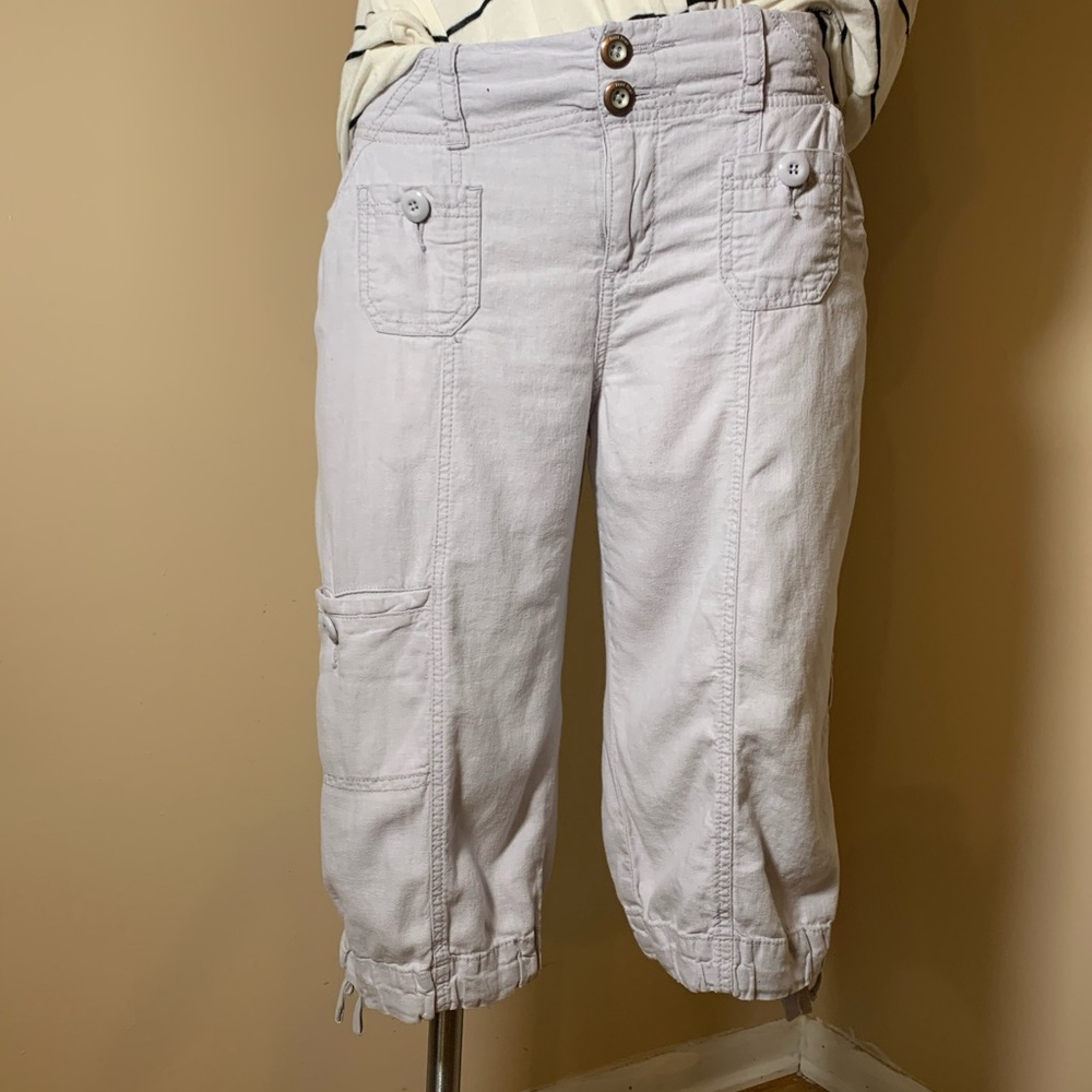 Anthropologie Hei Hei linen Capris